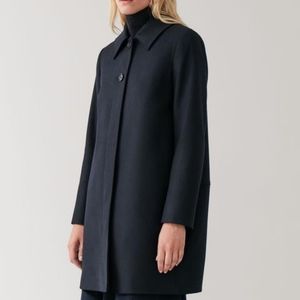 COS navy coat